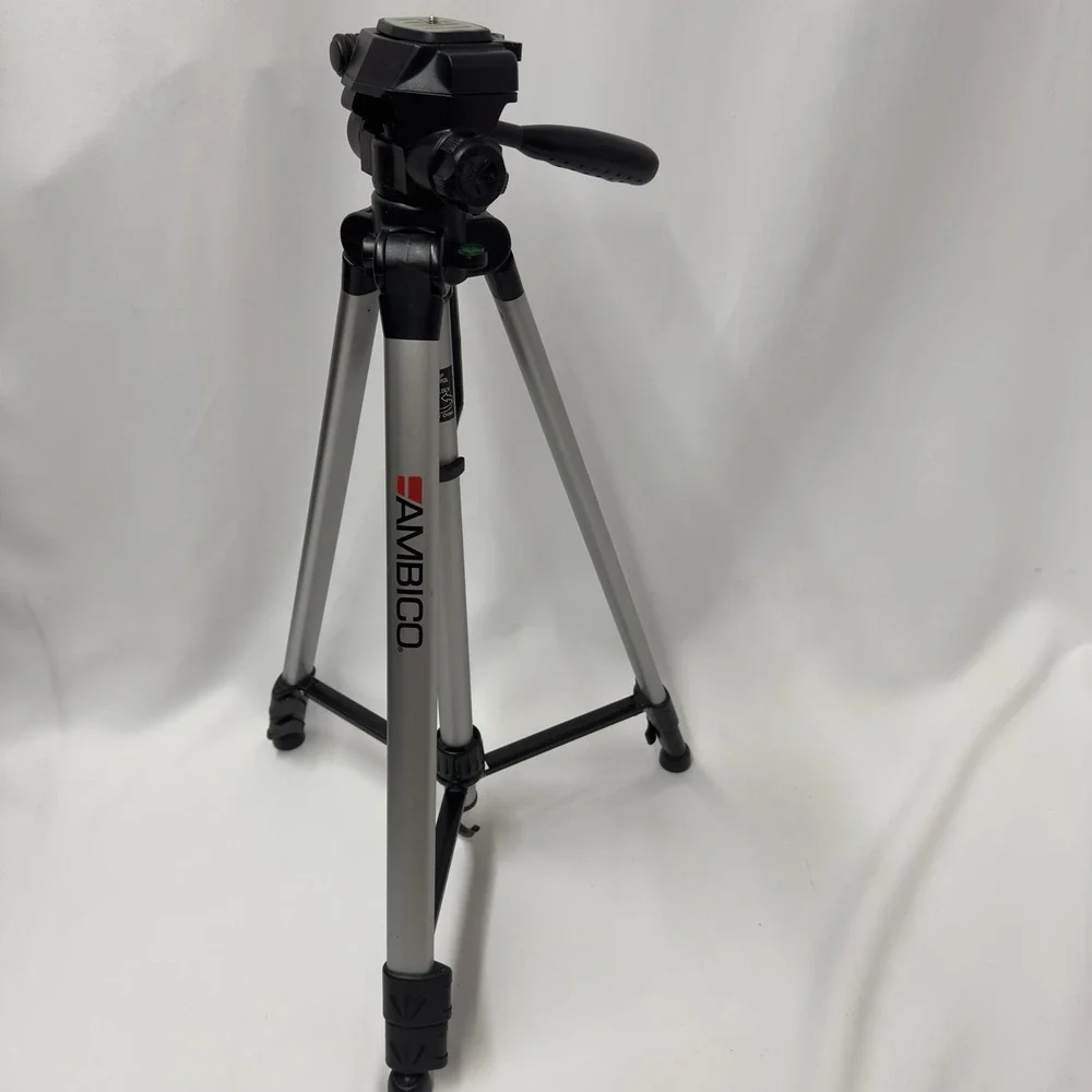 Adjustable Camera Tripod Stand With Handle Lightweight Aluminum For DSLR